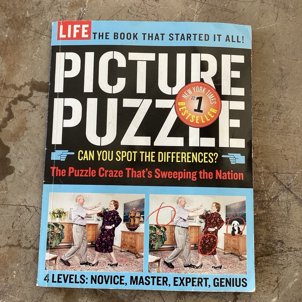 2006 Life: Picture Puzzle (Picture Puzzles) by LIFE MAGAZINE Vintage Puzzle Book